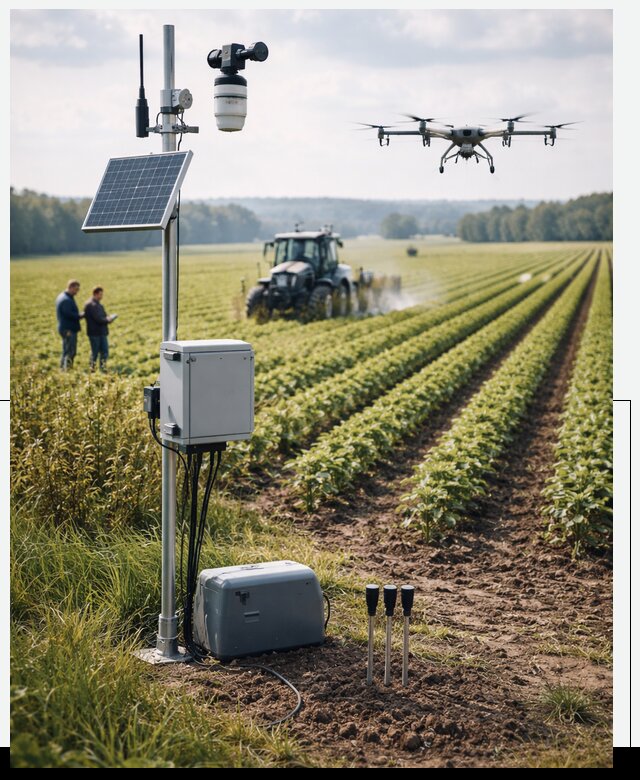 Разработка IoT мониторинга полей в Благовещенске от 8633 р. | АвикейБгн